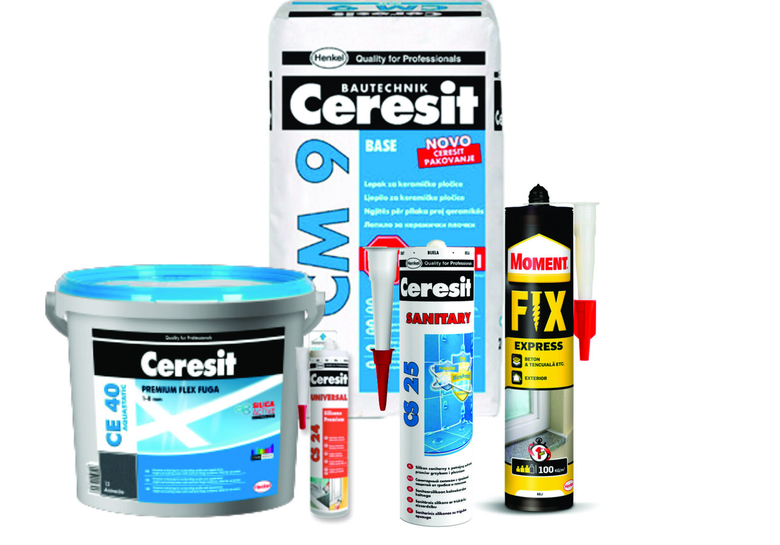 Silikoni, lepkovi i fug mase