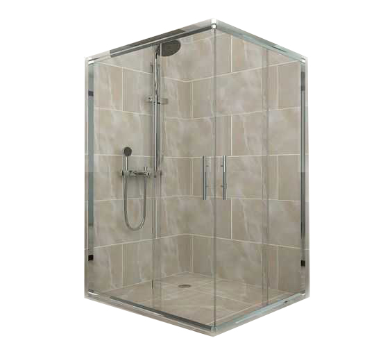 Tus paravan 80x120 AQUANIL - Unimar (hrom, 6mm)