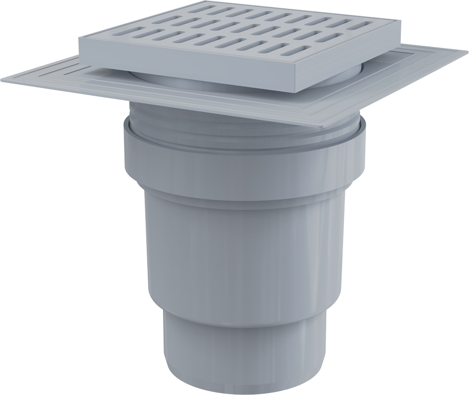 Pvc slivnik f110 vertikalni, 15x15, mokri sifon ALCA [APV11]