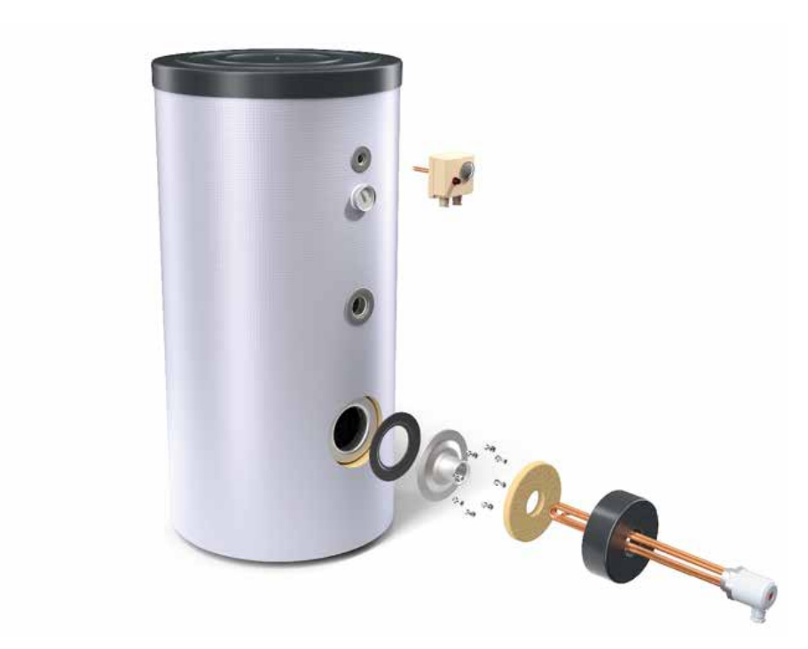 Grejac set 3,0kw prirubnicki navoj [160lit-500lit] 301456 PLUG&PLAY