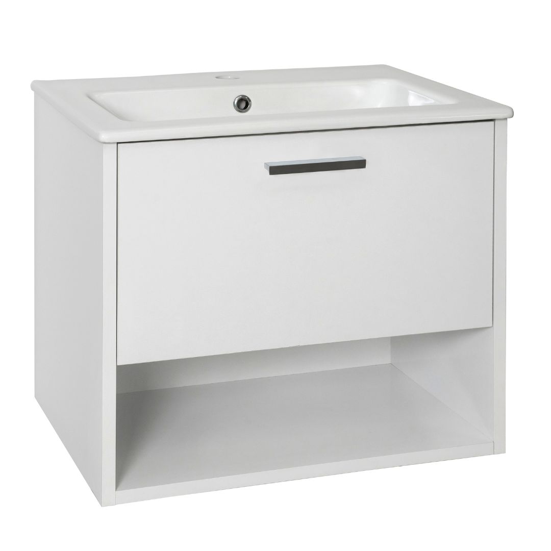 Ormaric konzolni IBANIO - NOVA white 60cm + umivaonik [44060]