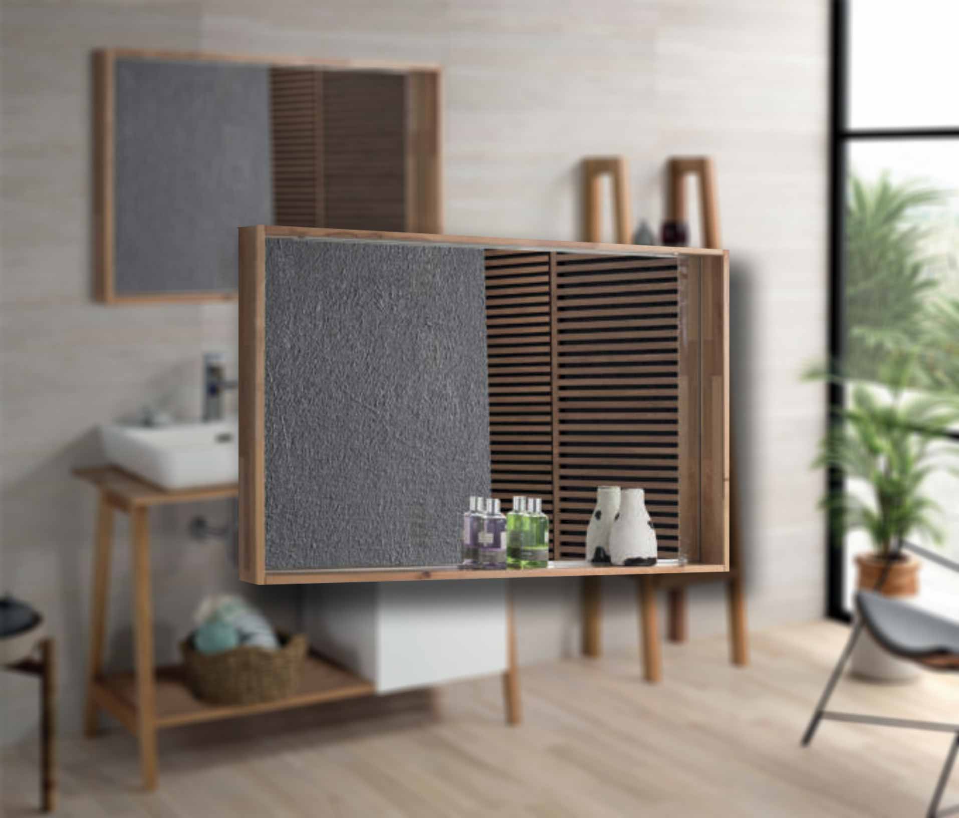 Ogledalo-ormaric NATURA V3 115cm