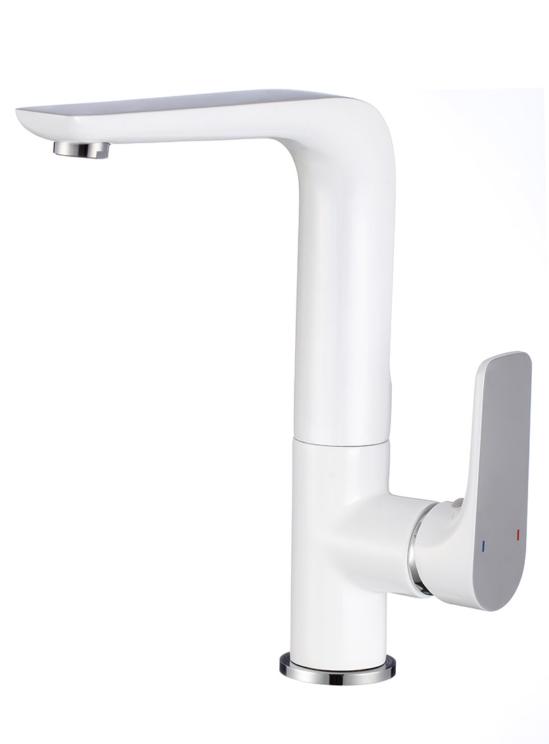 Bat. STH sudopera 2cevi ( L- izliv ) HYDRA- avangard white