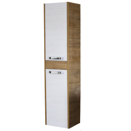 Vertikala konzolna HYDRA - DELTA hrast/white bez korpe 35x160