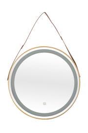 LED ogledalo sa zlatnim ramom i kaisem F60 [DH-60BLMGL]