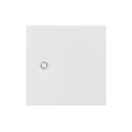 Tus kada   80x80/2.6cm ROCA - Terran STONEX sa sifonom (bela) [APA0132032001100]