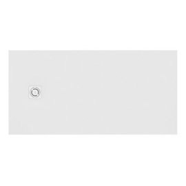 Tus kada 80x100/2.6cm ROCA - Terran STONEX sa sifonom (bela) [APA013E832001100]