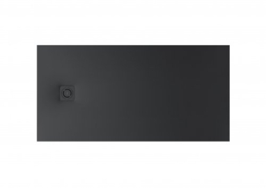 Tus kada 80x120/2.9cm ROCA - Terran STONEX sa sifonom (crna) [APA014B032001400]