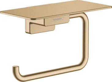 Drzac toalet papira sa policom HANSGROHE -  ADD STORIS  (brushed,bronze) (41772140)