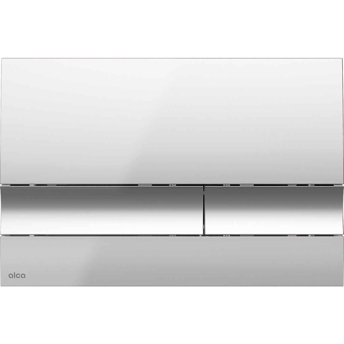 Tipka vodokotlica BASIC SQUARE M1721 - hrom sjaj