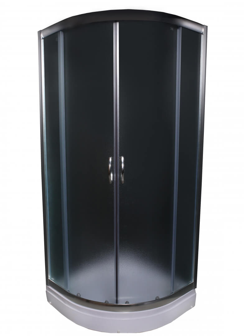 Tus paravan R80 - HYDROFIT [5mm - hrom - mat glass]