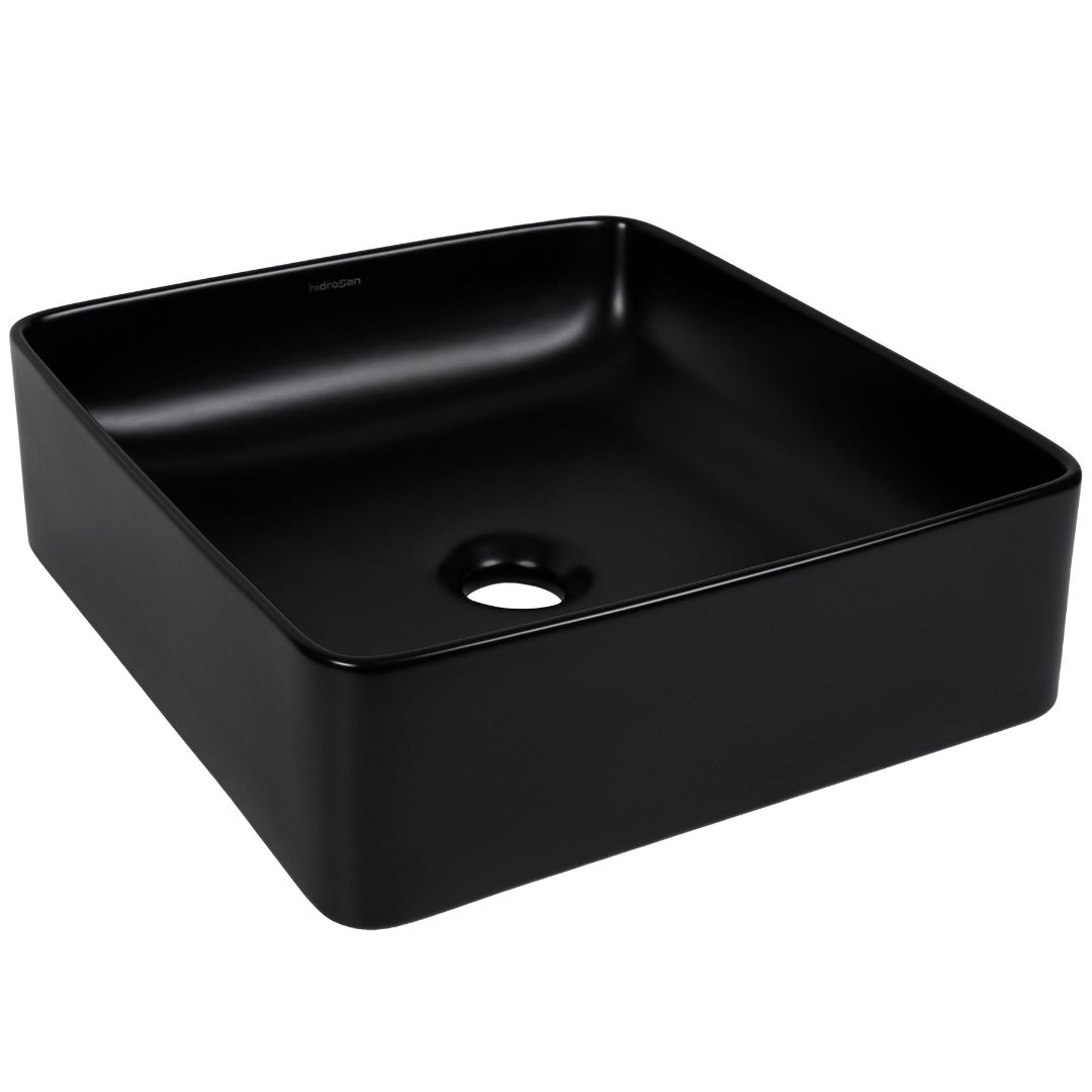 Umivaonik umetnicki 360*360*130 HIDROSAN [W1418 - Black matte]