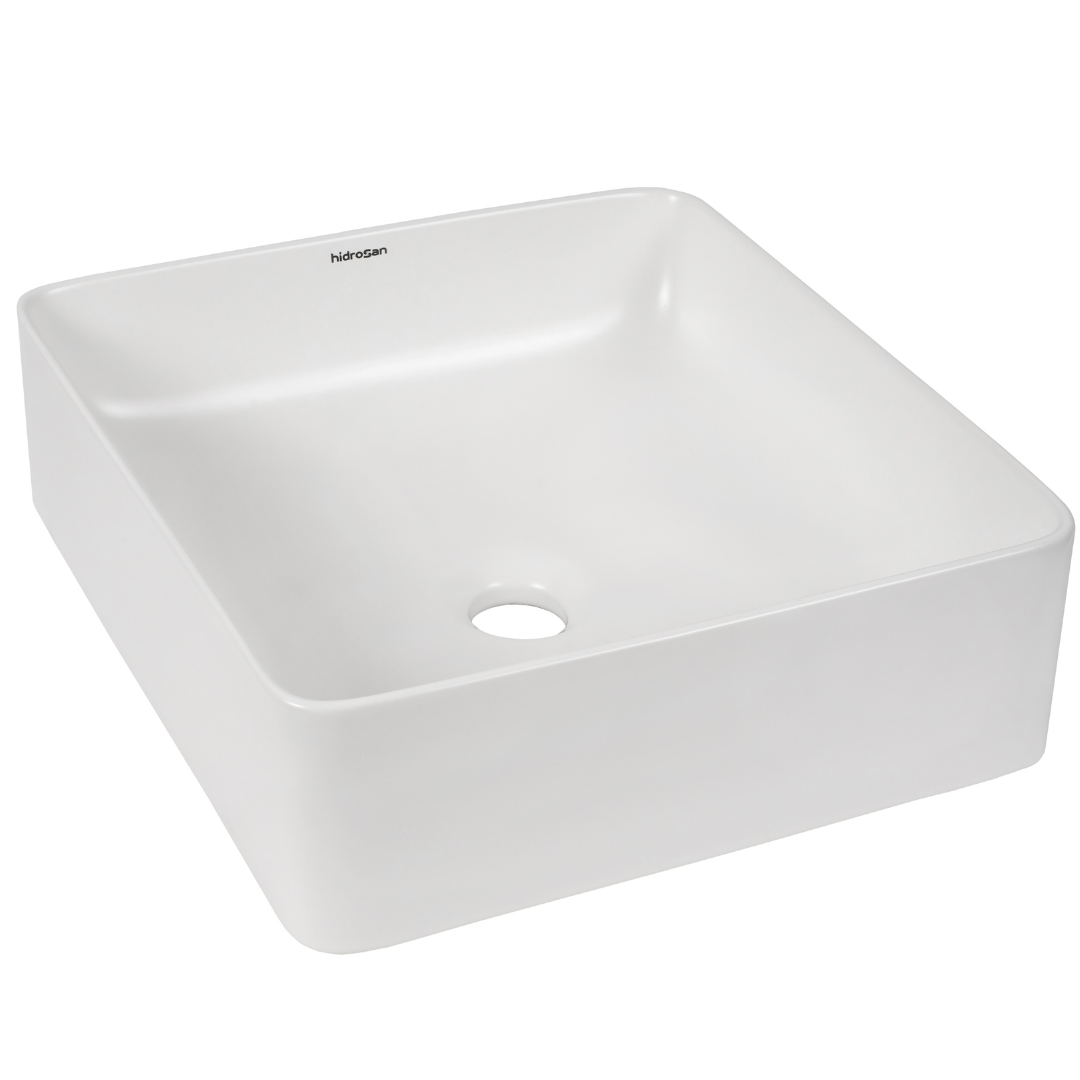 Umivaonik umetnicki 360*360*130 HIDROSAN [W1418 - White matte]