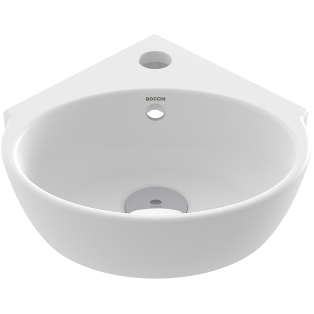 Umivaonik umetnicki ugaoni BOCCHI - ARCH [1392-002-0126][white, matt]